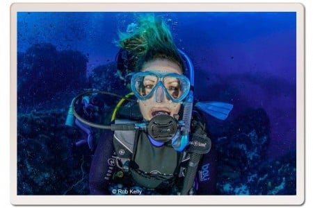 Hayley Scuba Diving in Koh Tao, Thailand