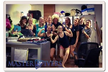The Ladies team at Master Divers