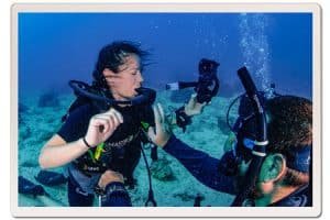 PADI Open Water Mask Removal Skill