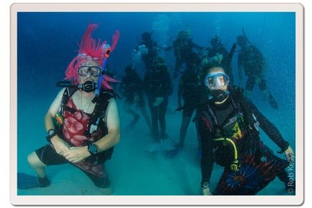 Instructors Tony and Josh with students