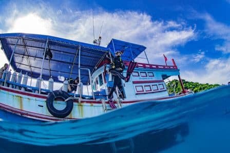 giant-stride-from-the-boat