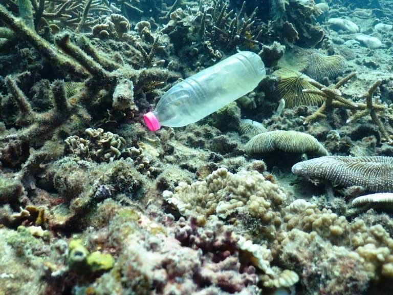 plastic-bottle-in-the-ocean